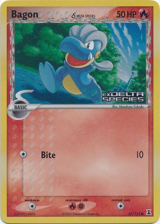 Bagon (57/113) (Delta Species) (Stamped) [EX: Delta Species] | Gam3 Escape