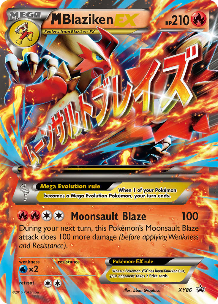 M Blaziken EX (XY86) [XY: Black Star Promos] | Gam3 Escape