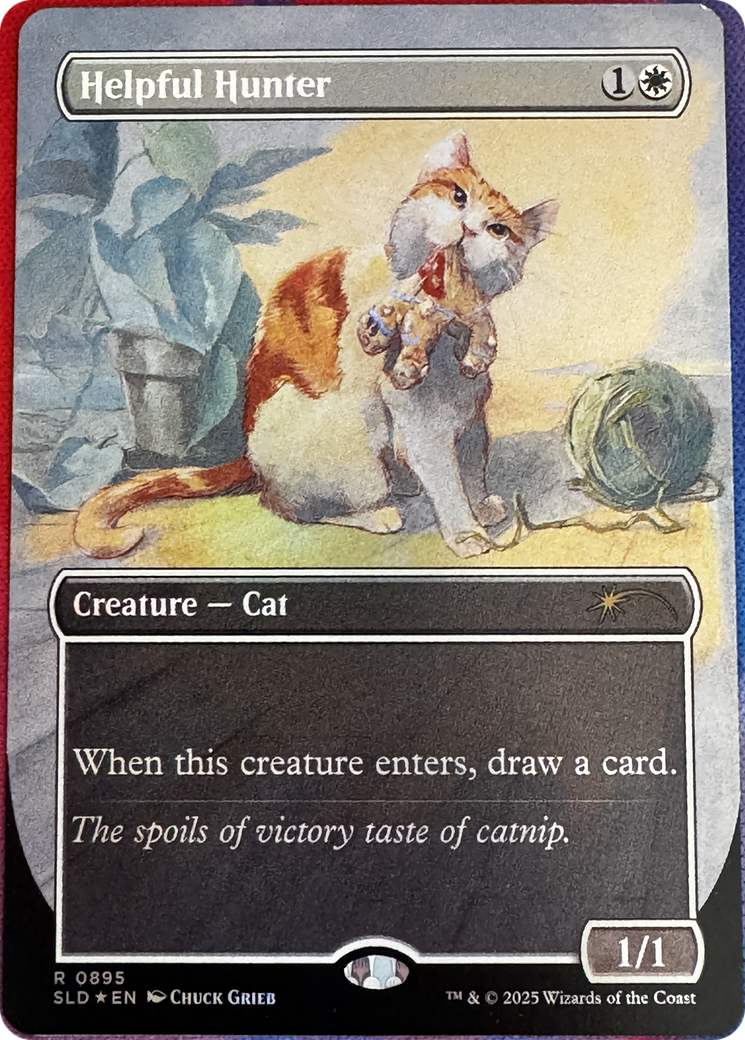 Helpful Hunter (0895) (Rainbow Foil) [Secret Lair Drop Series] | Gam3 Escape