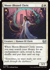 Moon-Blessed Cleric [Duskmourn: House of Horror Commander] | Gam3 Escape