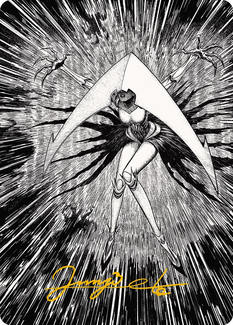 Elesh Norn, Mother of Machines 2 Art Card (Gold-Stamped Signature) [Phyrexia: All Will Be One Art Series] | Gam3 Escape