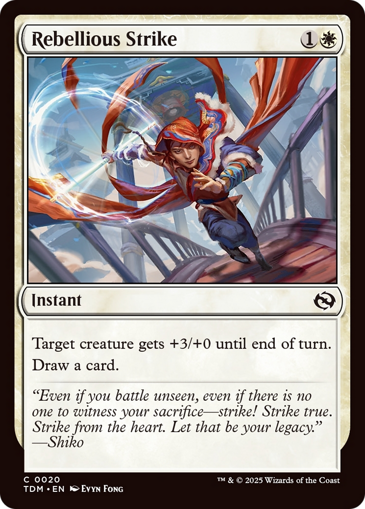 Rebellious Strike [Tarkir: Dragonstorm] | Gam3 Escape