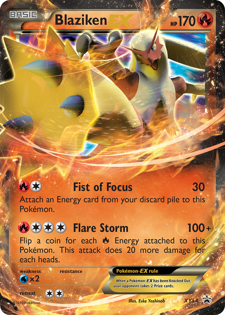 Blaziken EX (XY54) [XY: Black Star Promos] | Gam3 Escape