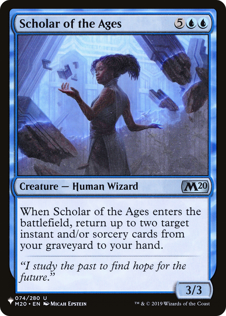 Scholar of the Ages [The List Reprints] | Gam3 Escape