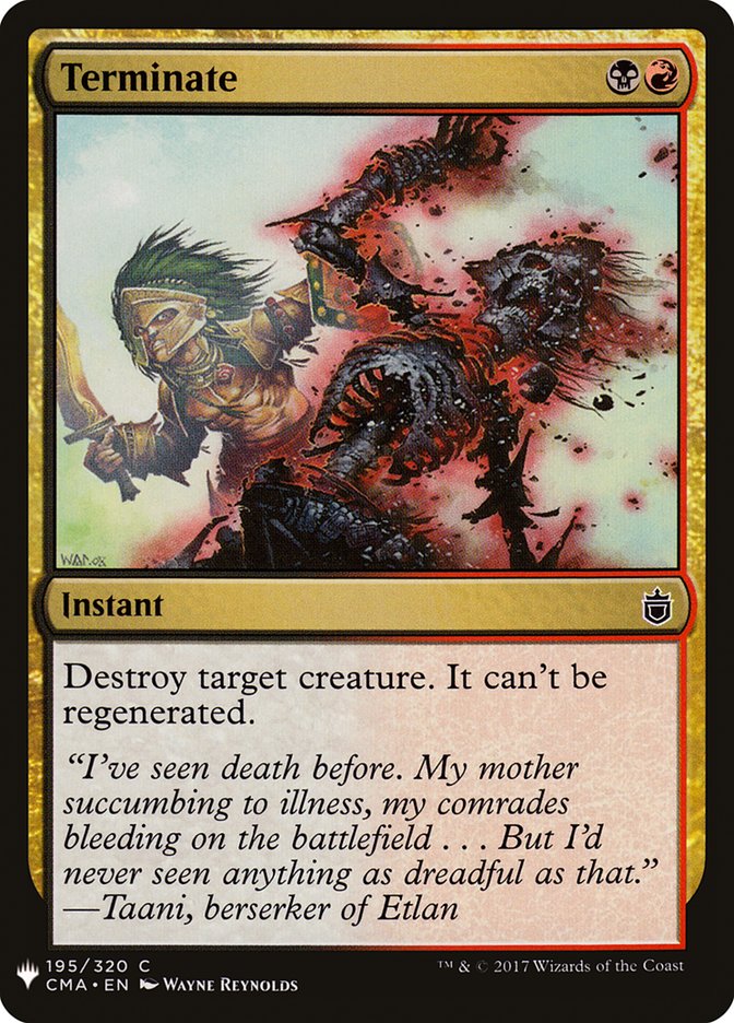 Terminate [Mystery Booster] | Gam3 Escape