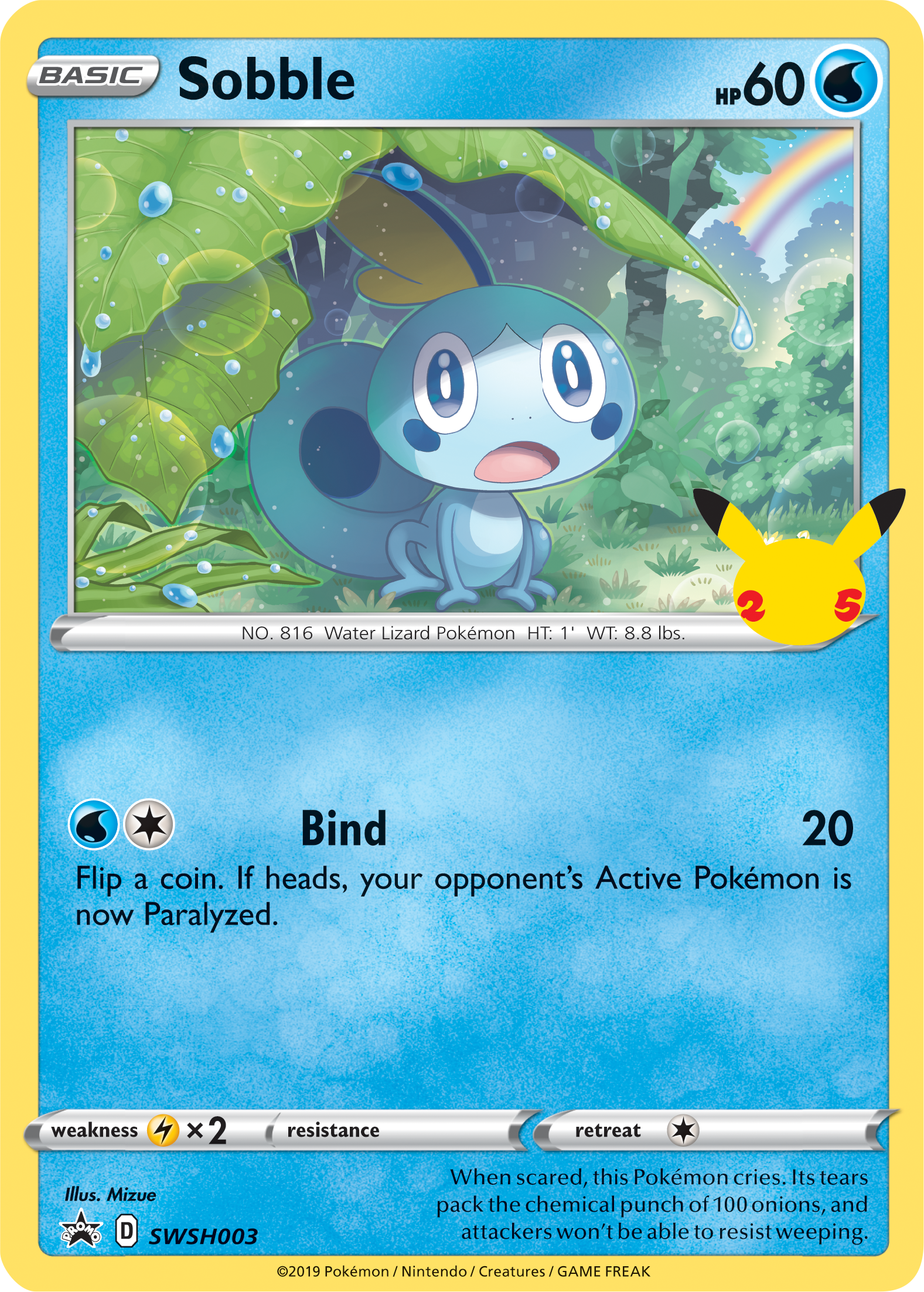 Sobble (SWSH003) (Jumbo Card) [First Partner Pack] | Gam3 Escape