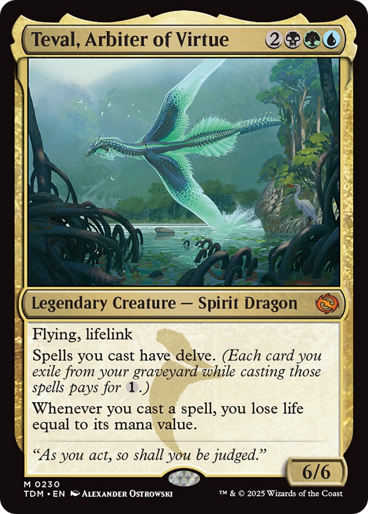 Teval, Arbiter of Virtue [Tarkir: Dragonstorm] | Gam3 Escape