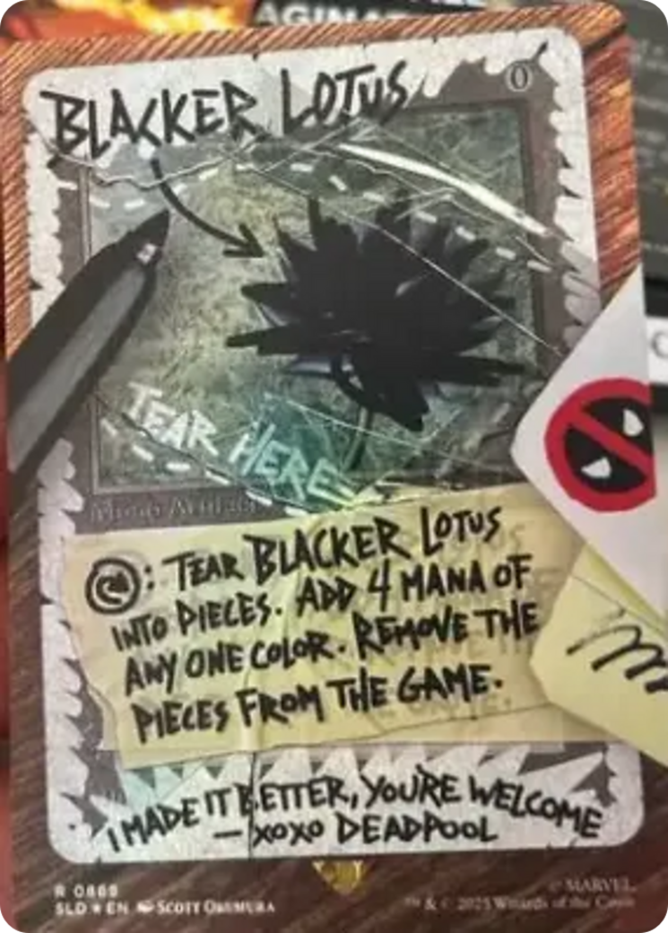 Blacker Lotus (Rainbow Foil) [Secret Lair Drop Series] | Gam3 Escape