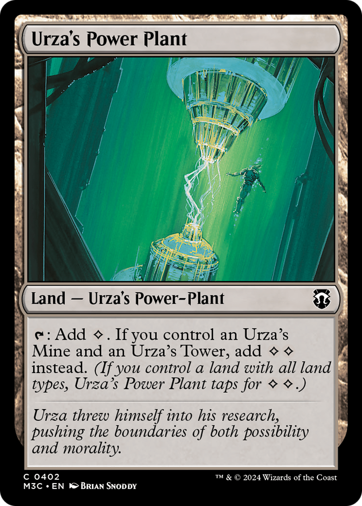 Urza's Power Plant (Ripple Foil) [Modern Horizons 3 Commander] | Gam3 Escape