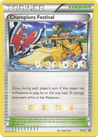 Champions Festival (XY27) (2014 Top Sixteen) [XY: Black Star Promos] | Gam3 Escape