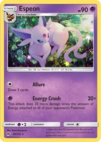Espeon (89/214) (Cosmos Holo) (Blister Exclusive) [Sun & Moon: Lost Thunder] | Gam3 Escape
