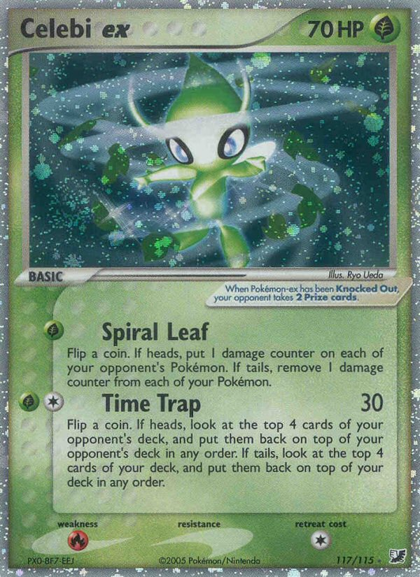 Celebi ex (117/115) [EX: Unseen Forces] | Gam3 Escape