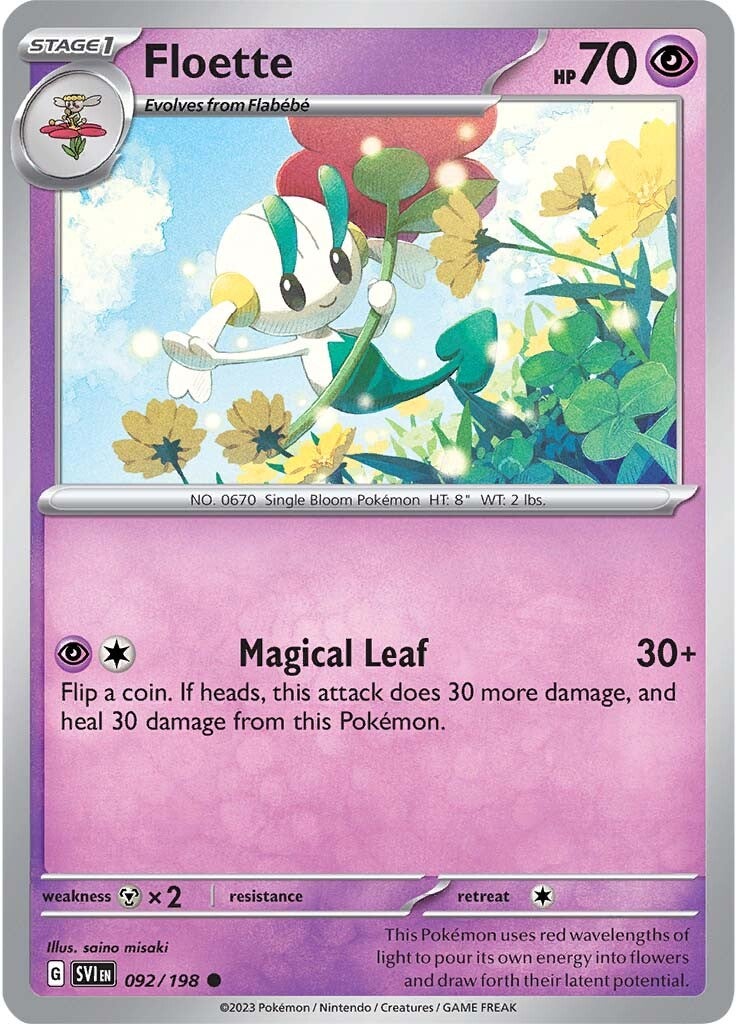 Floette (092/198) [Scarlet & Violet: Base Set] | Gam3 Escape