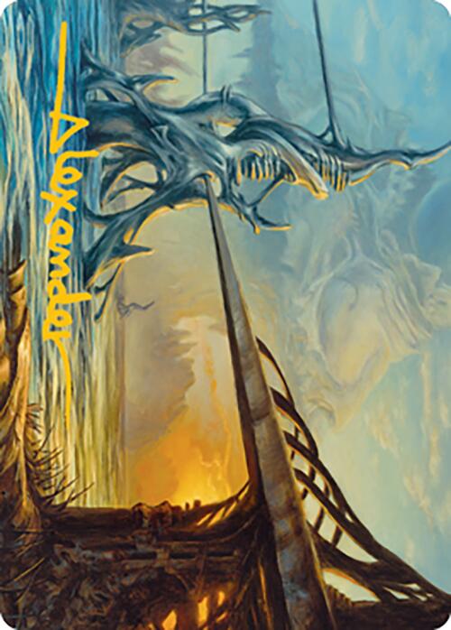 Razortide Bridge Art Card (Gold-Stamped Signature) [Modern Horizons 2 Art Series] | Gam3 Escape