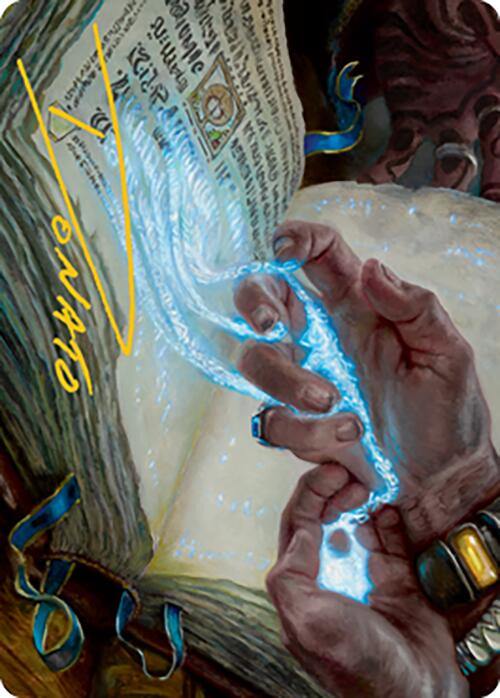 Mystic Redaction Art Card (Gold-Stamped Signature) [Modern Horizons 2 Art Series] | Gam3 Escape