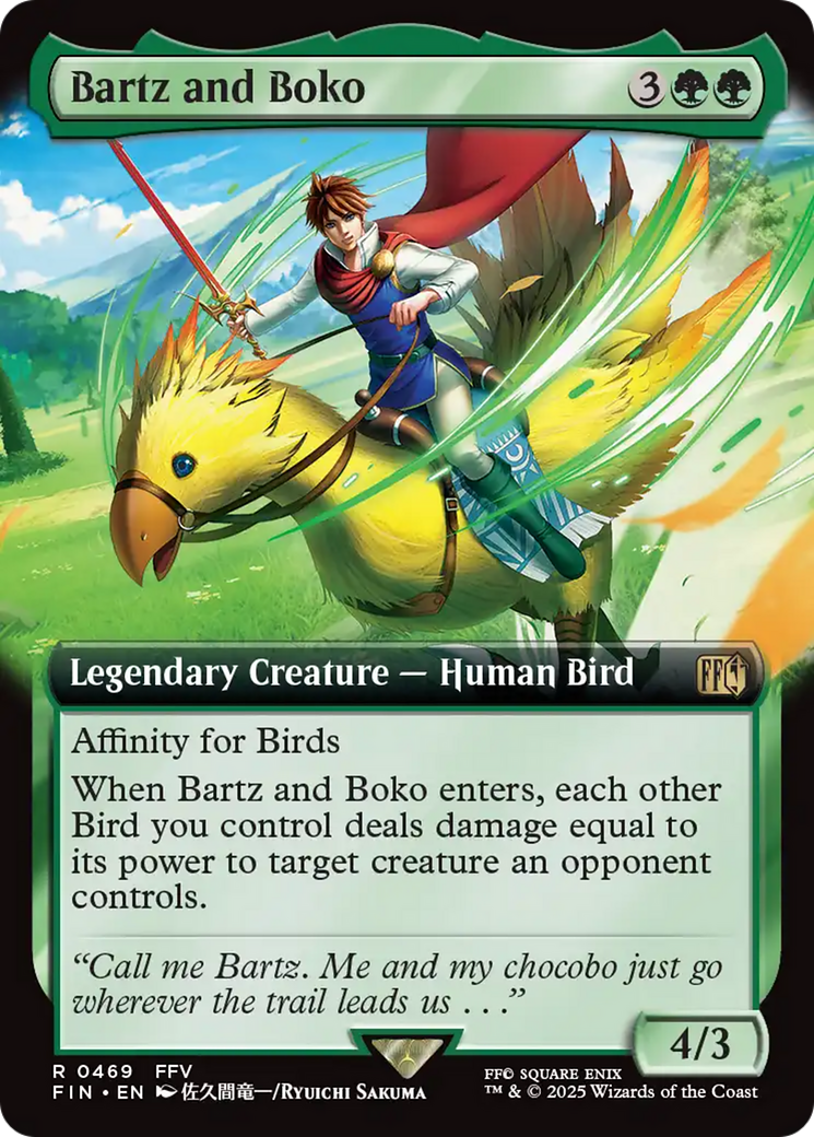 Bartz and Boko (Extended Art) [FINAL FANTASY] | Gam3 Escape