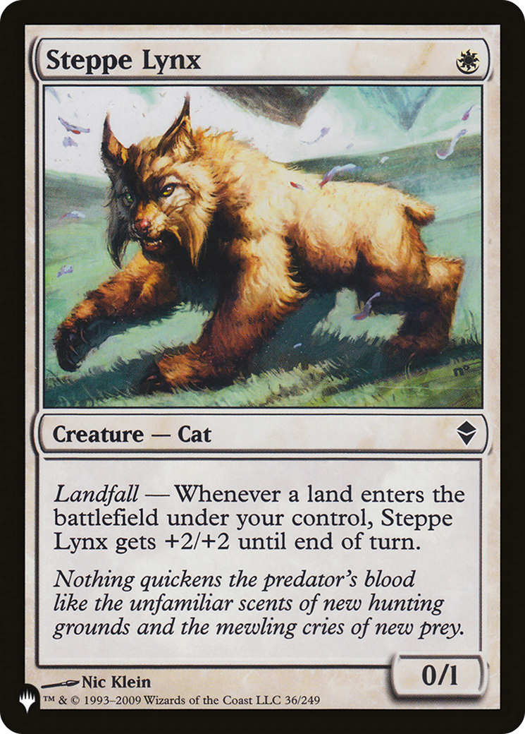 Steppe Lynx [The List Reprints] | Gam3 Escape