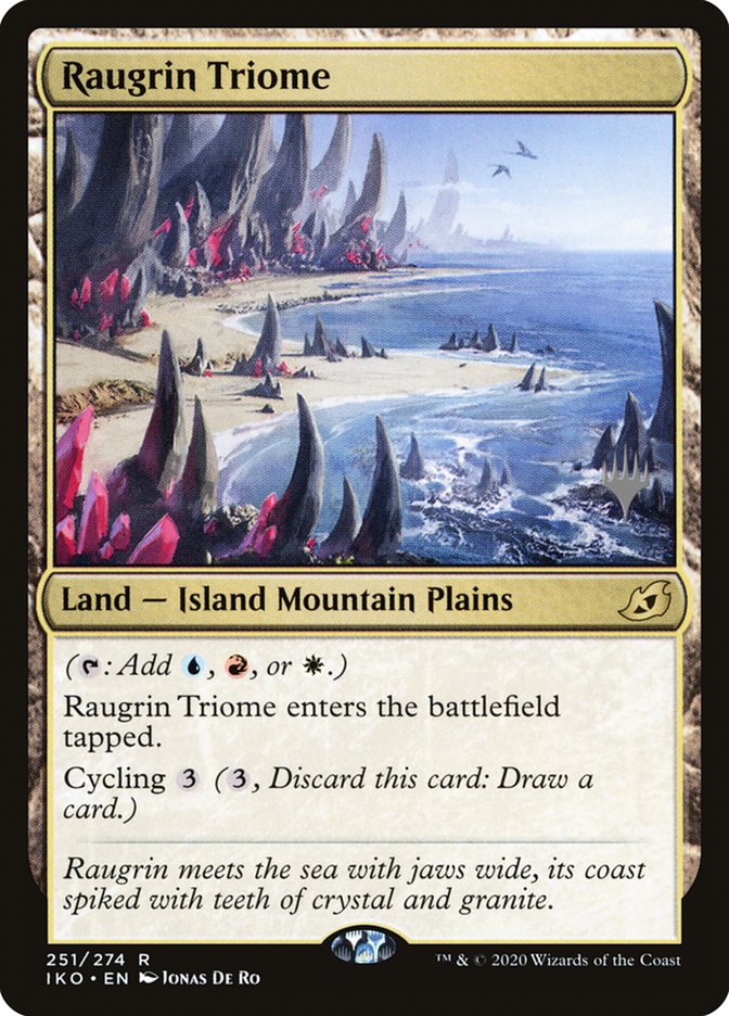 Raugrin Triome (Promo Pack) [Ikoria: Lair of Behemoths Promos] | Gam3 Escape