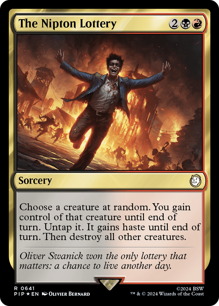 The Nipton Lottery (Surge Foil) [Fallout] | Gam3 Escape