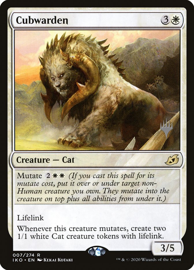 Cubwarden (Promo Pack) [Ikoria: Lair of Behemoths Promos] | Gam3 Escape