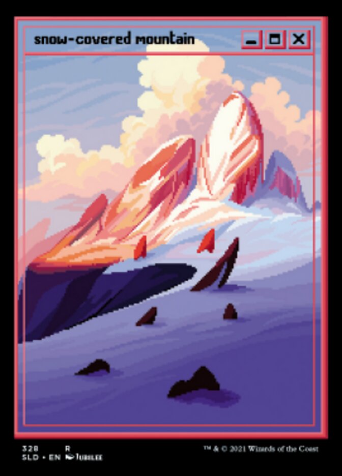 Snow-Covered Mountain (328) [Secret Lair Drop Series] | Gam3 Escape