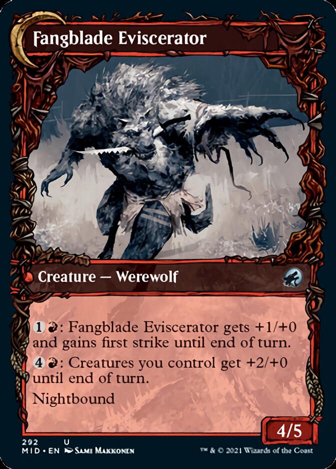 Fangblade Brigand // Fangblade Eviscerator (Showcase Equinox) [Innistrad: Midnight Hunt] | Gam3 Escape