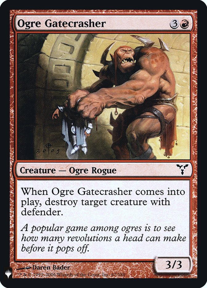 Ogre Gatecrasher [Mystery Booster] | Gam3 Escape