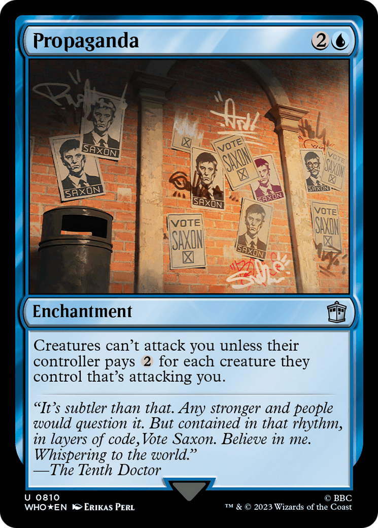 Propaganda (Surge Foil) [Doctor Who] | Gam3 Escape