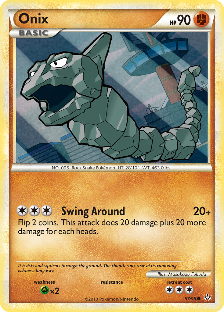 Onix (57/95) [HeartGold & SoulSilver: Unleashed] | Gam3 Escape