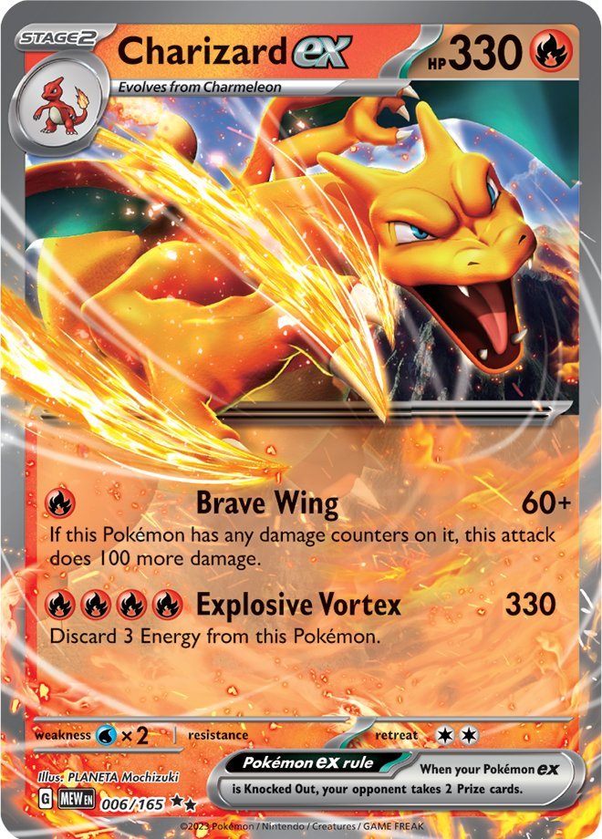 Charizard ex (006/165) [Scarlet & Violet: 151] | Gam3 Escape