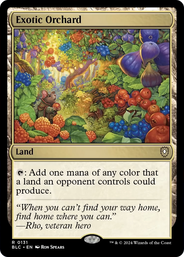 Exotic Orchard [Bloomburrow Commander] | Gam3 Escape