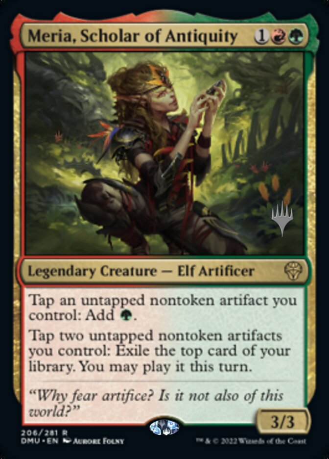 Meria, Scholar of Antiquity (Promo Pack) [Dominaria United Promos] | Gam3 Escape