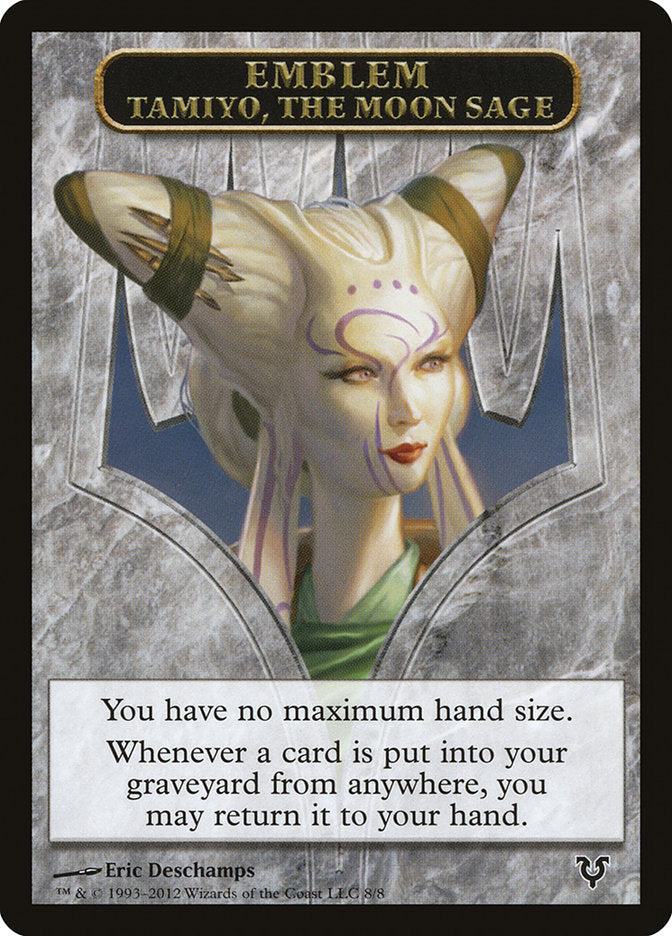 Tamiyo, the Moon Sage Emblem [Avacyn Restored Tokens] | Gam3 Escape