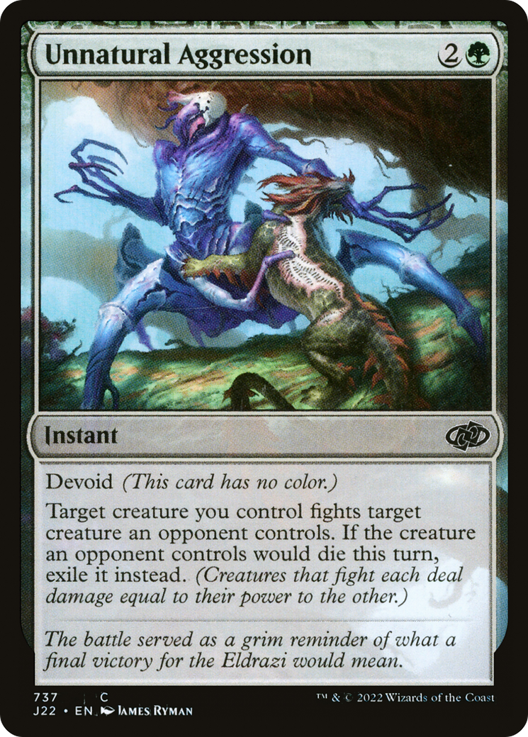 Unnatural Aggression [Jumpstart 2022] | Gam3 Escape