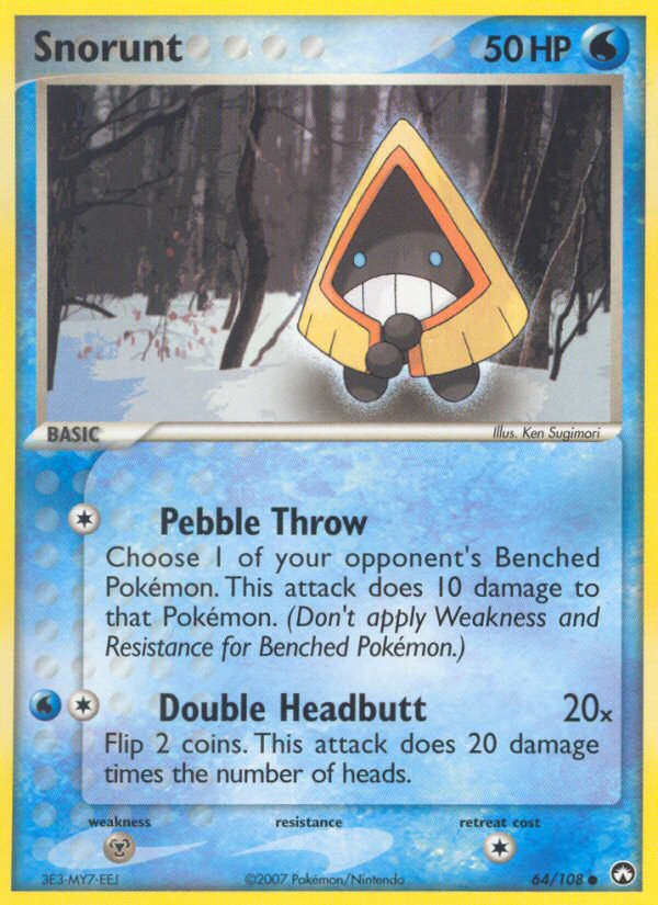 Snorunt (64/108) [EX: Power Keepers] | Gam3 Escape