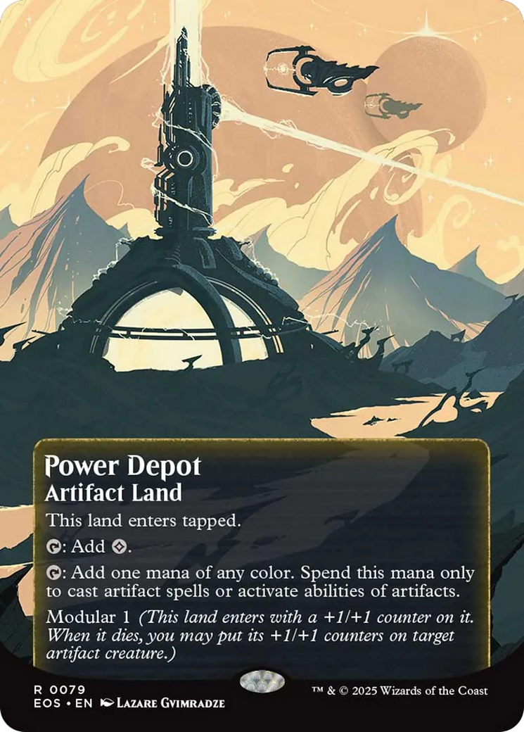 Power Depot (0079) (Borderless) [Edge of Eternities: Stellar Sights] | Gam3 Escape