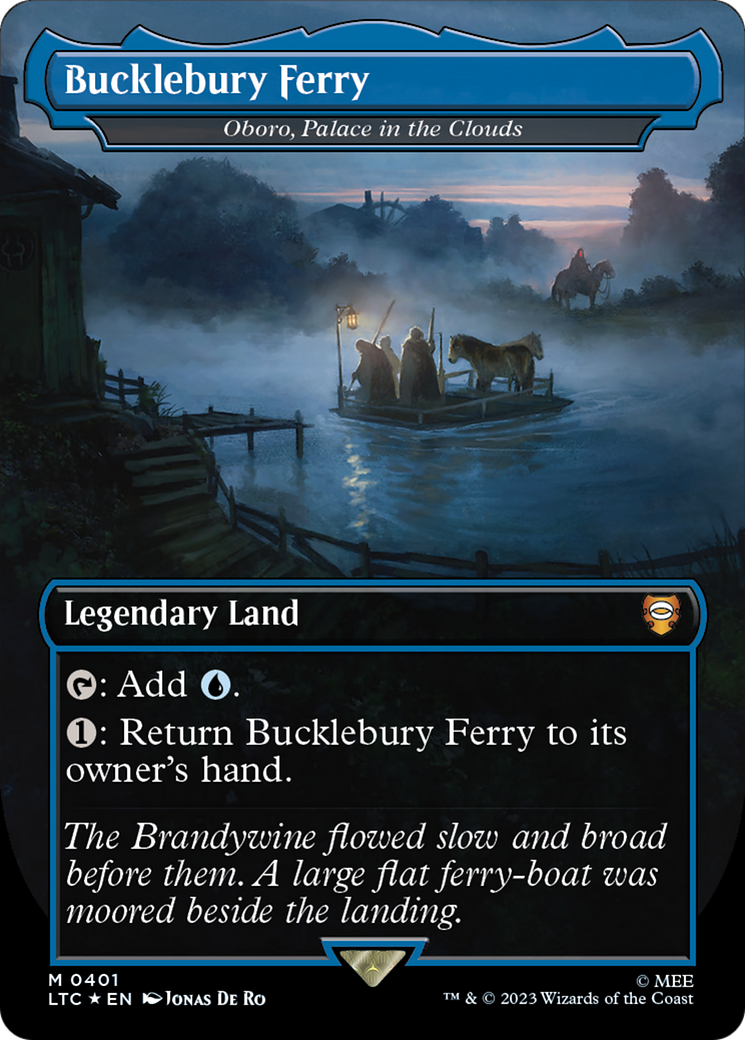 Bucklebury Ferry - Oboro, Palace in the Clouds (Surge Foil Realms and Relics) [The Lord of the Rings: Tales of Middle-Earth Commander] | Gam3 Escape