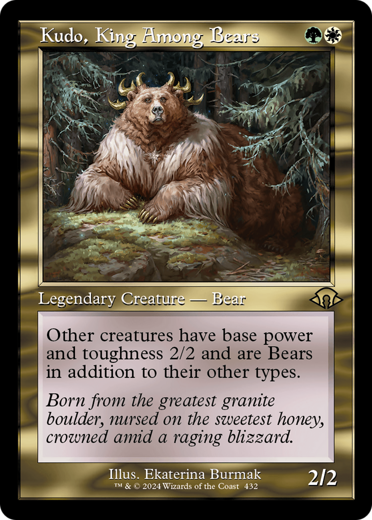 Kudo, King Among Bears (Retro) [Modern Horizons 3] | Gam3 Escape