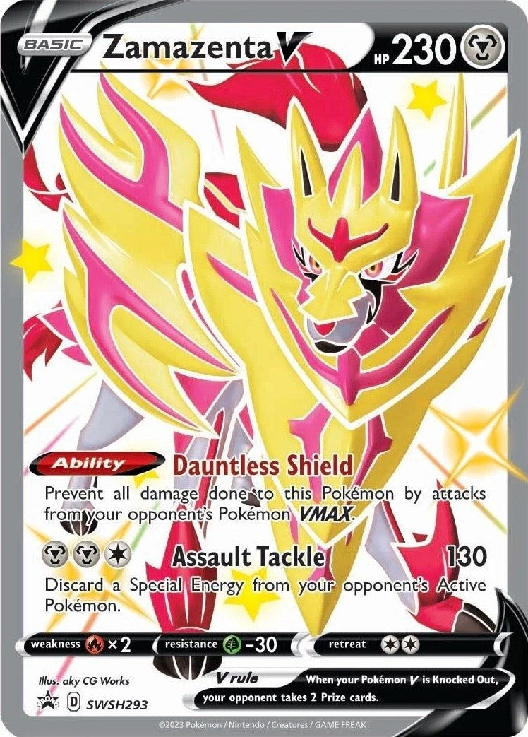 Zamazenta V (SWSH293) [Sword & Shield: Black Star Promos] | Gam3 Escape