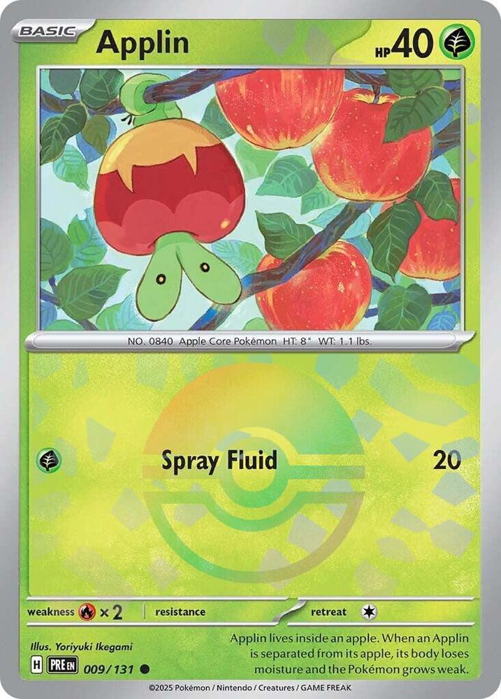 Applin (009/131) (Poke Ball Pattern) [Scarlet & Violet: Prismatic Evolutions] | Gam3 Escape