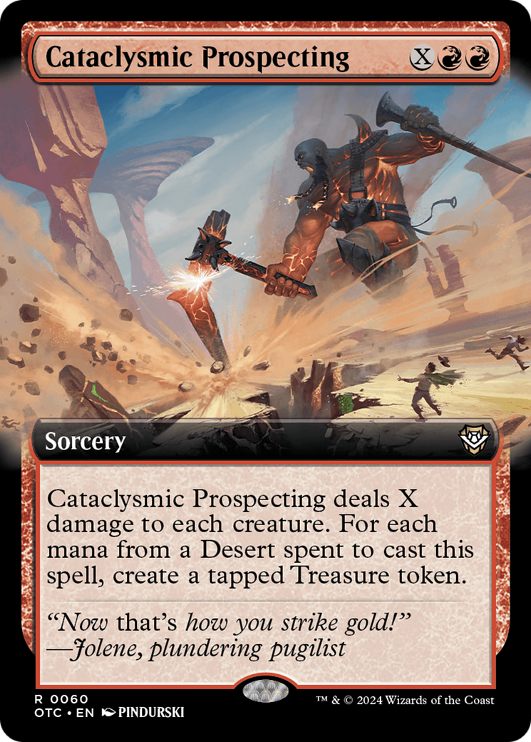 Cataclysmic Prospecting (Extended Art) [Outlaws of Thunder Junction Commander] | Gam3 Escape