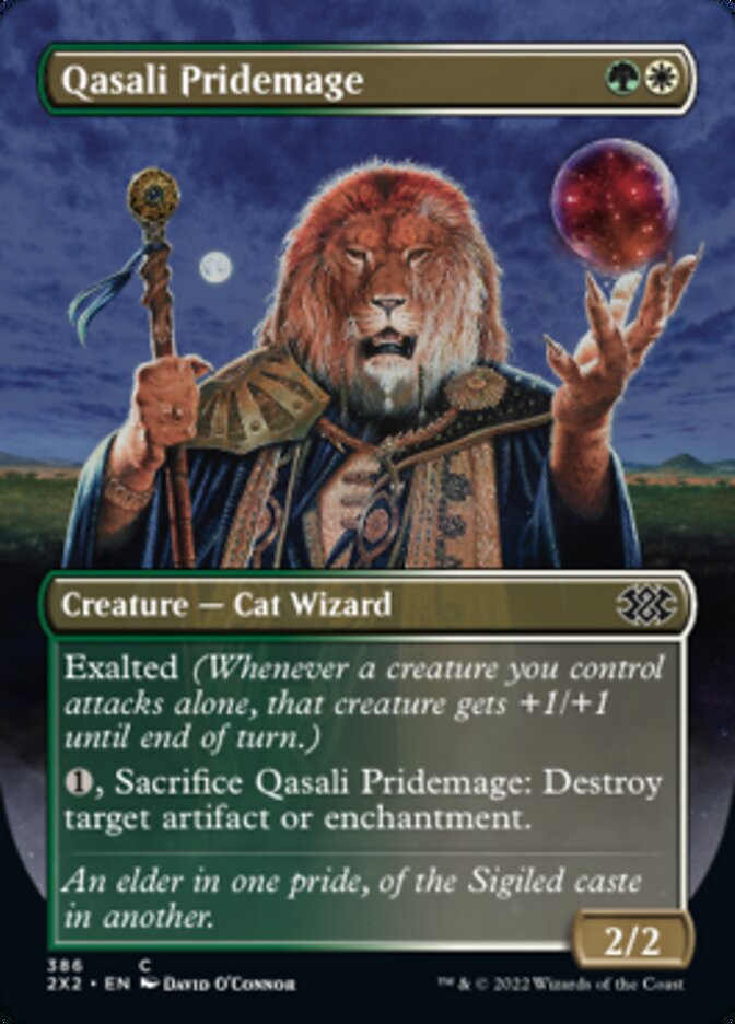 Qasali Pridemage (Borderless Alternate Art) [Double Masters 2022] | Gam3 Escape