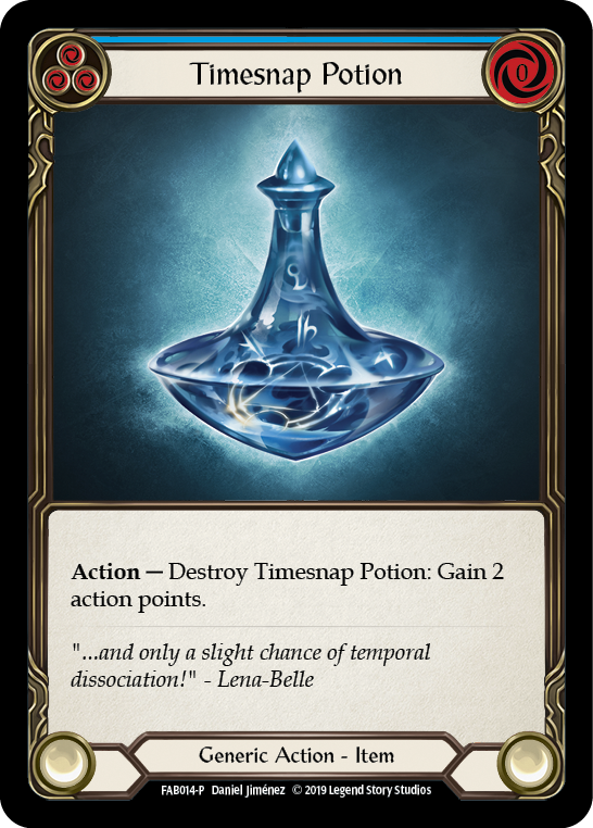 Timesnap Potion [FAB014-P] (Promo)  1st Edition Cold Foil | Gam3 Escape