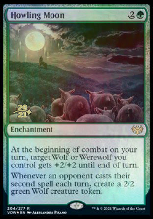 Howling Moon [Innistrad: Crimson Vow Prerelease Promos] | Gam3 Escape