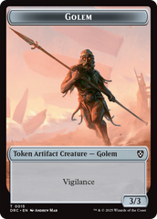 Golem (0014) // Golem (0015) Double-Sided Token [Aetherdrift Tokens] | Gam3 Escape