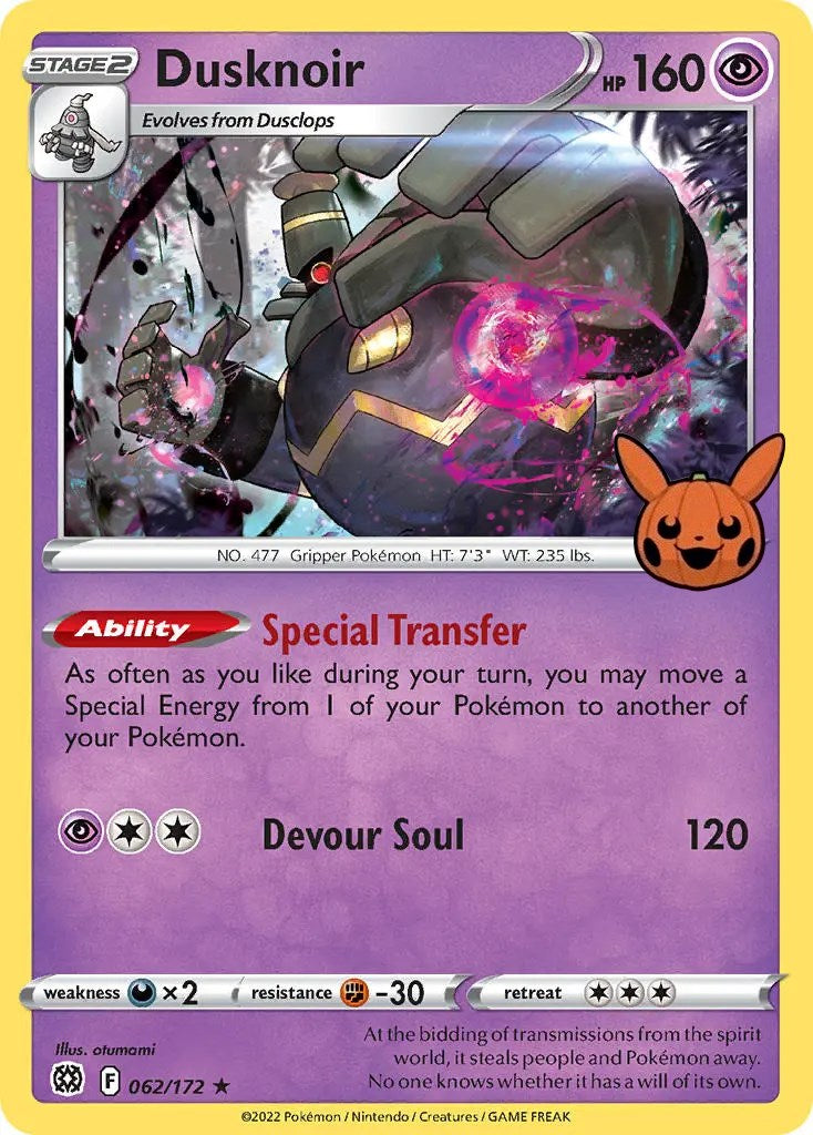 Dusknoir (062/172) [Trick or Trade] | Gam3 Escape