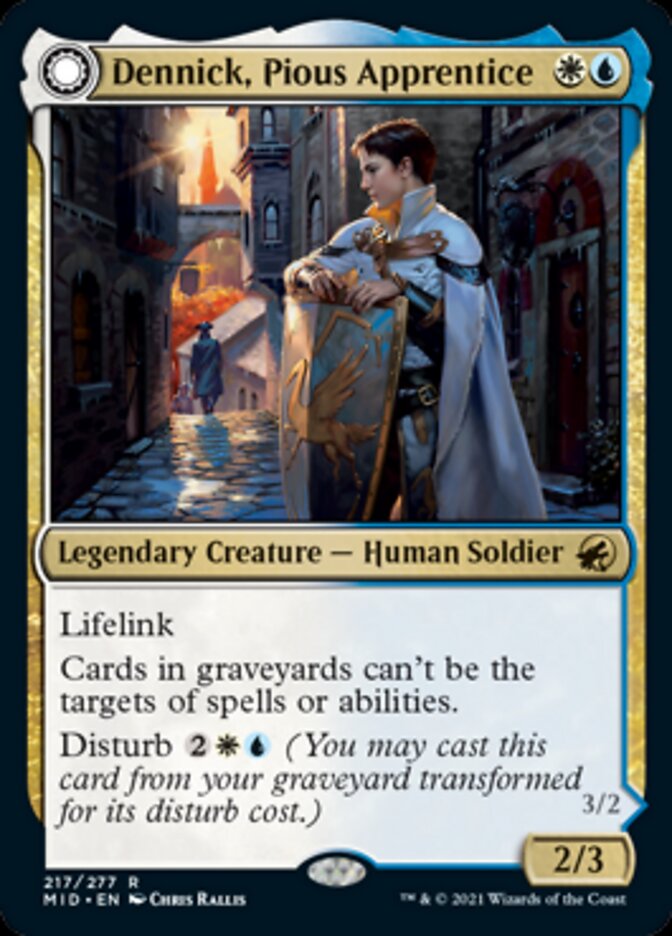 Dennick, Pious Apprentice // Dennick, Pious Apparition [Innistrad: Midnight Hunt] | Gam3 Escape