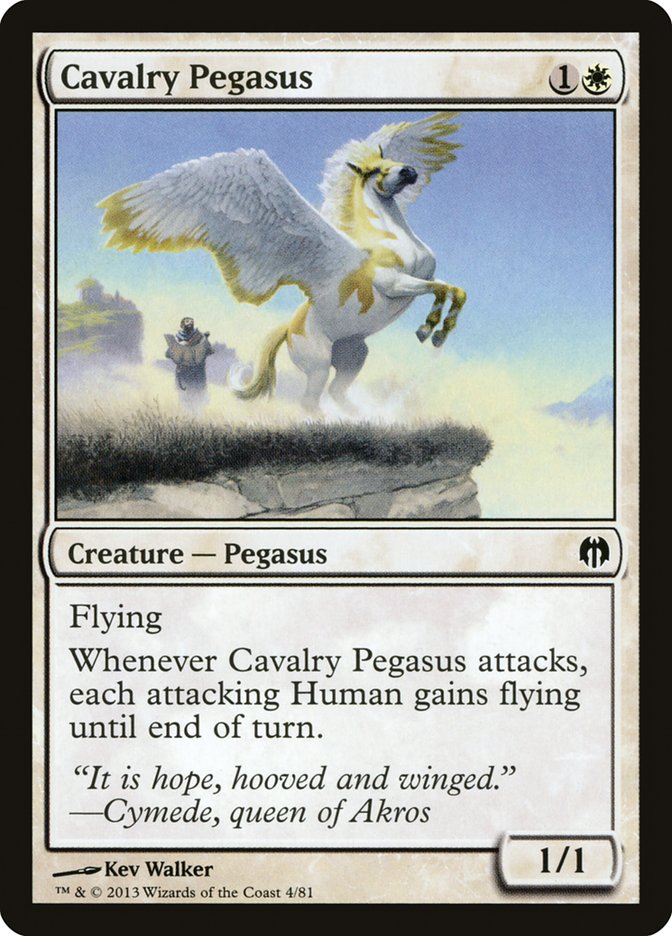 Cavalry Pegasus [Duel Decks: Heroes vs. Monsters] | Gam3 Escape