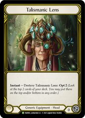 Talismanic Lens (Golden) [FAB066] (Promo)  Cold Foil | Gam3 Escape