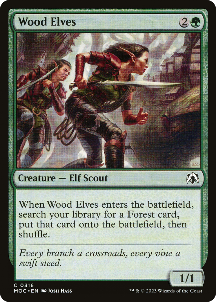 Wood Elves [March of the Machine Commander] | Gam3 Escape